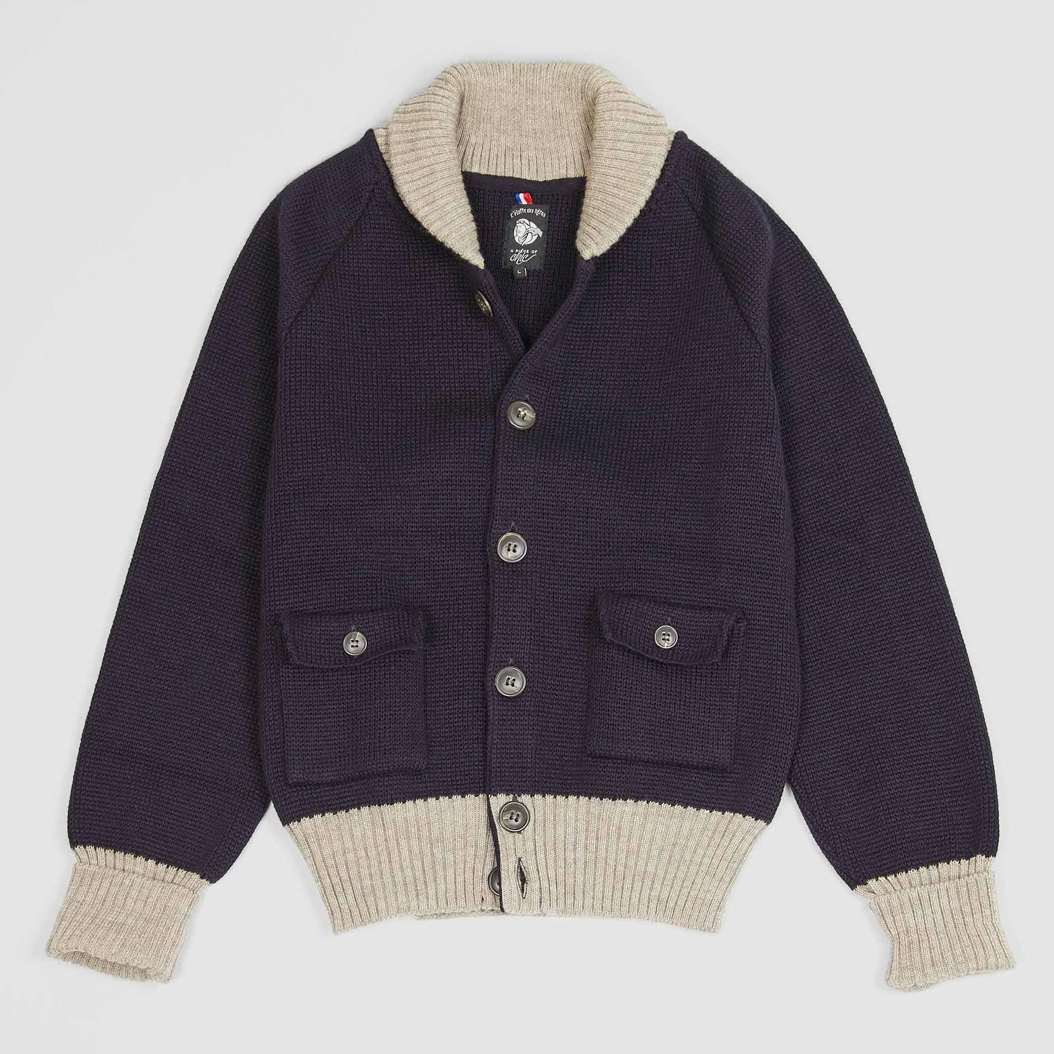 A Piece of Chic Wool Shawl Collar Cardiagan