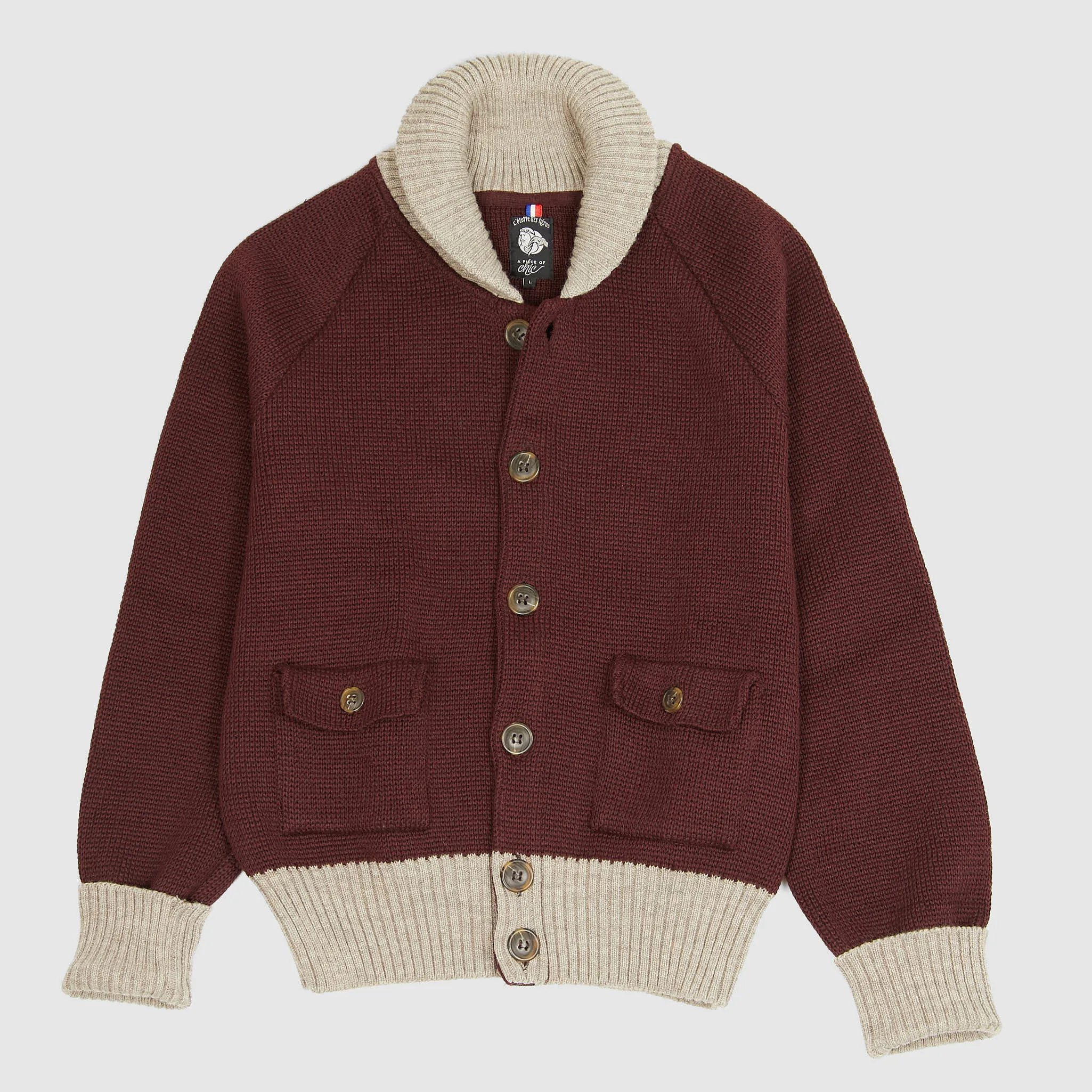 A Piece of Chic Wool Shawl Collar Cardiagan