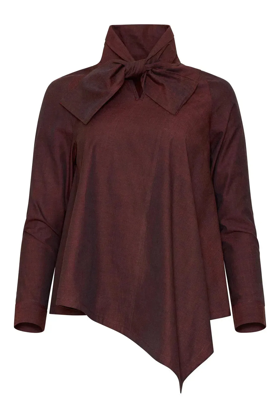 Alexandra Shirt (Burgundy)