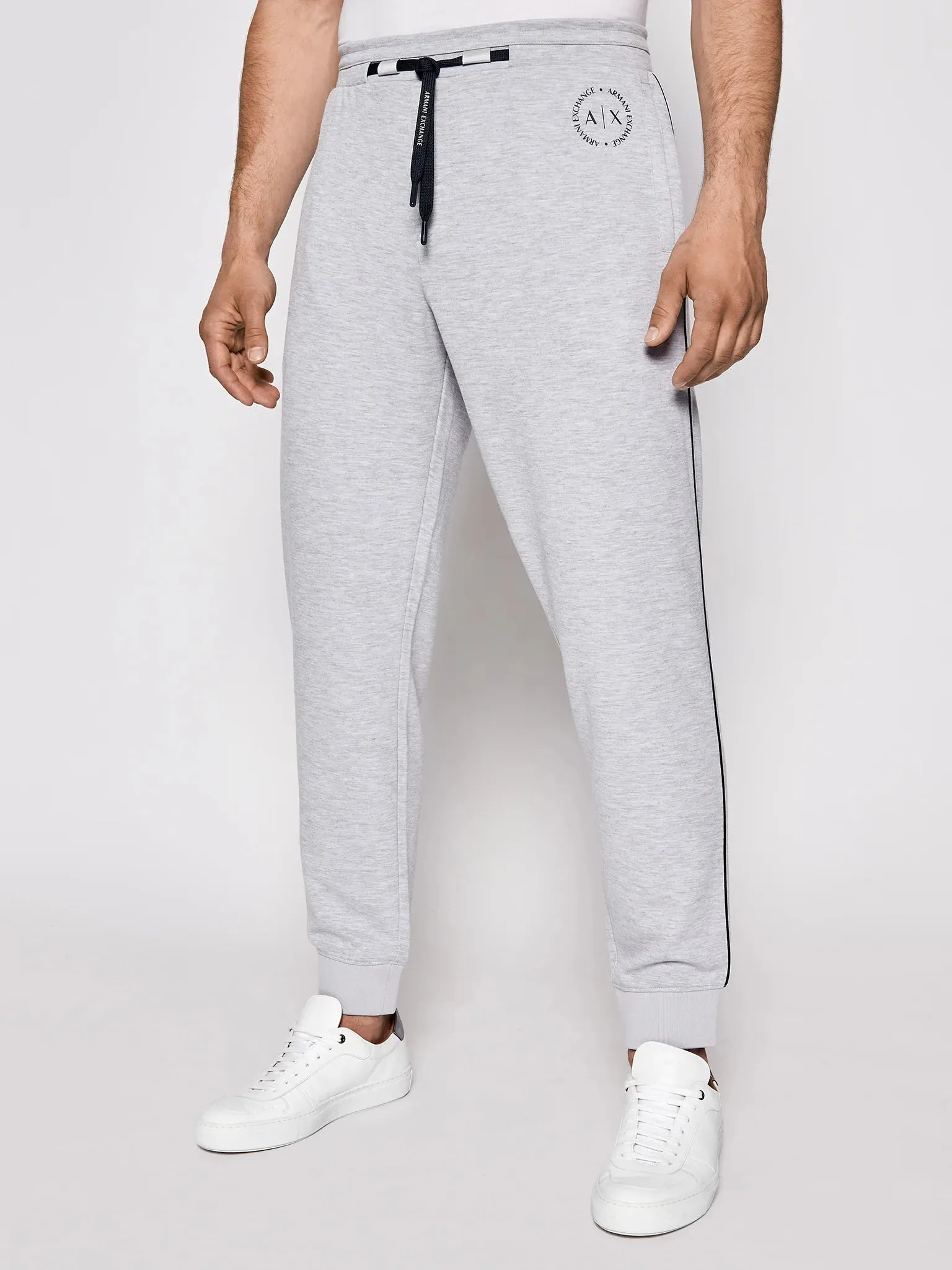 armani exchange grey trouser