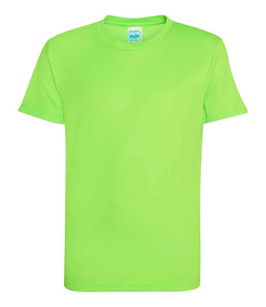 AWDis Cool T-Shirt (Childrens) - Green, Yellow