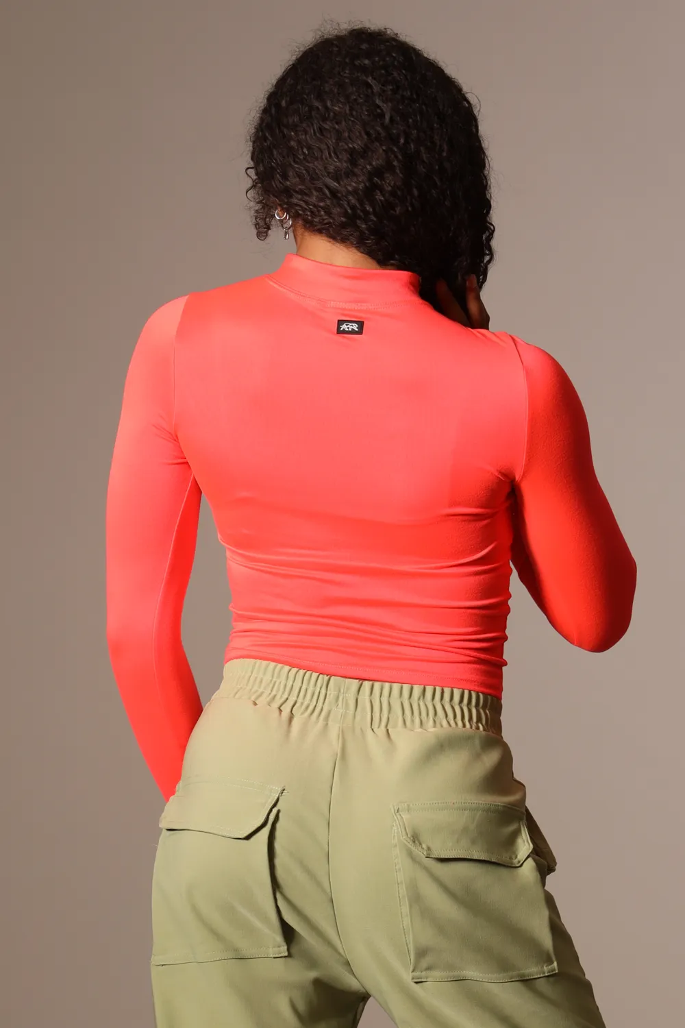 Baby Soft Mock Neck - Firebird - FINAL SALE