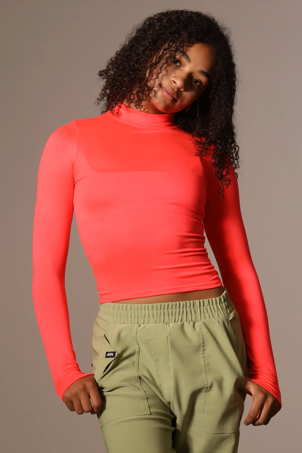 Baby Soft Mock Neck - Firebird - FINAL SALE