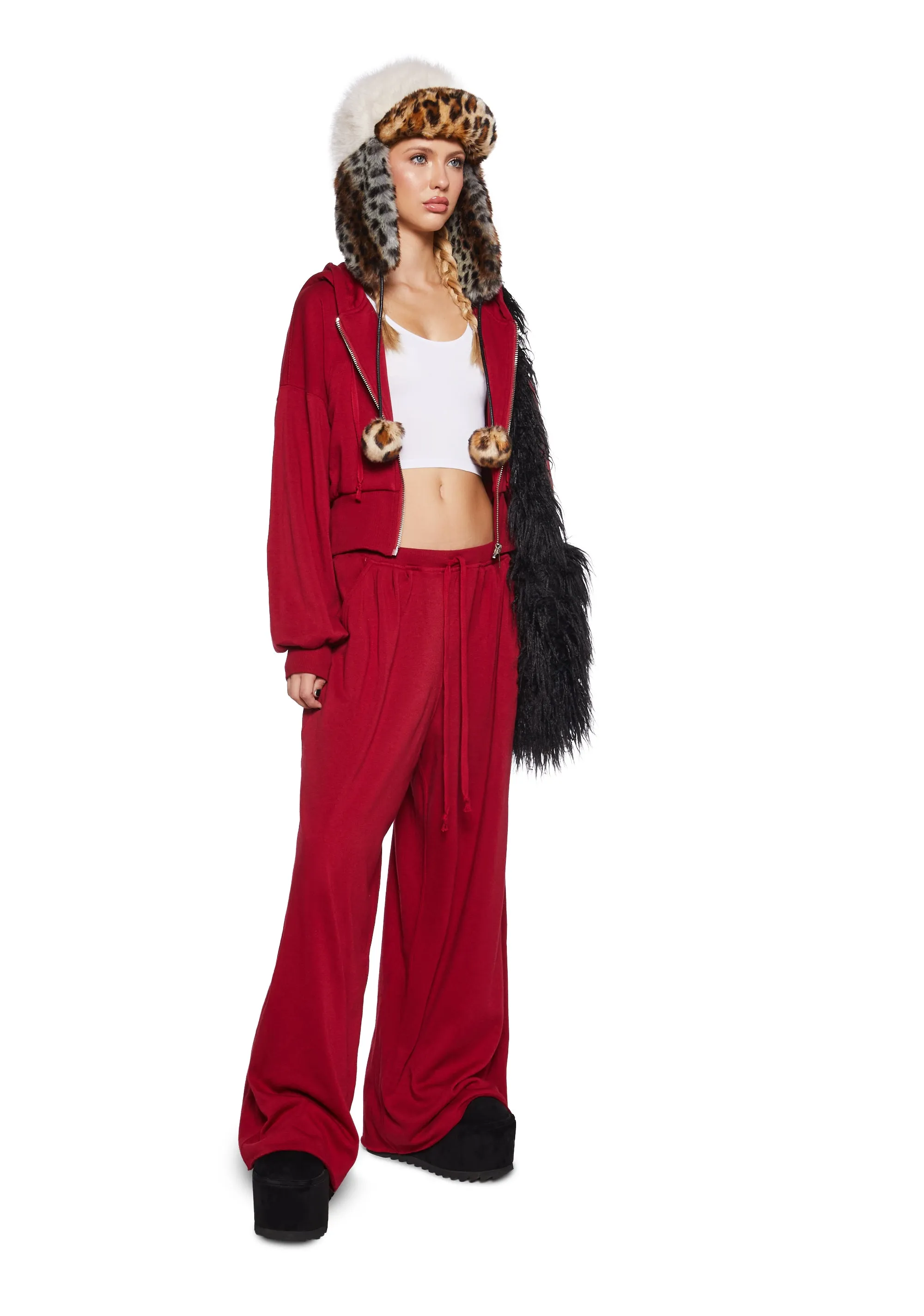Be Alright Wide Leg Sweatpants