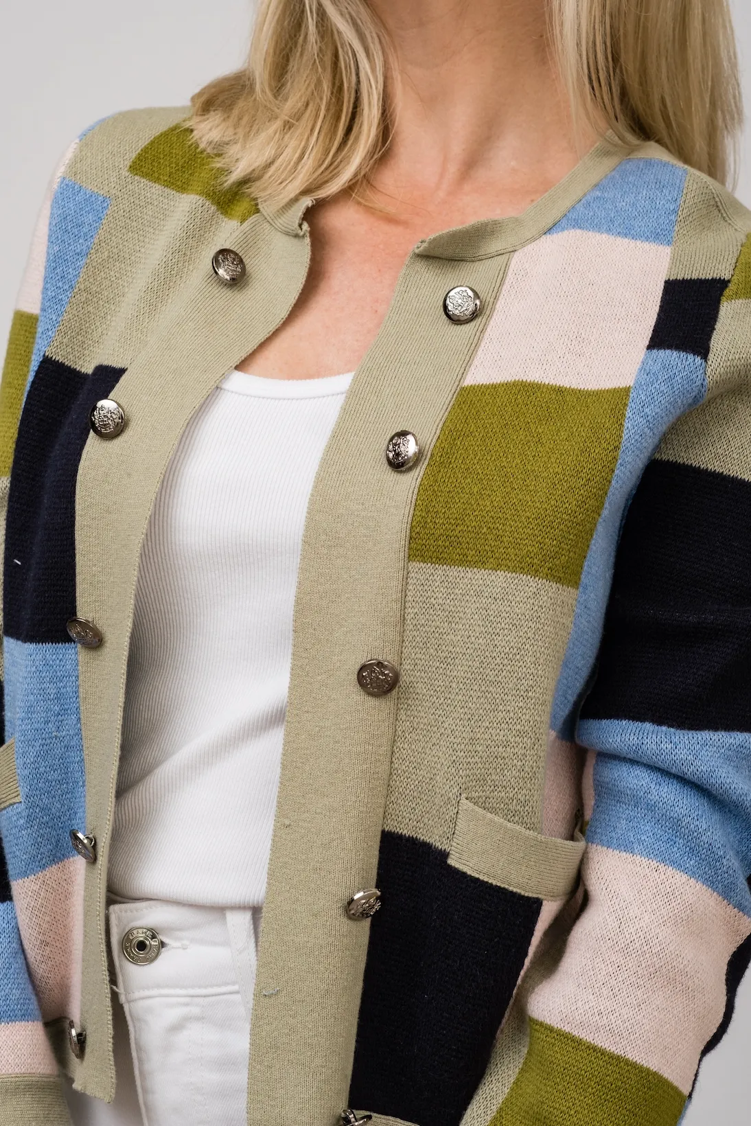 Beau-Lero Patchwork Cardigan