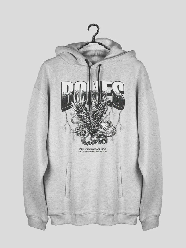Billy Bones Club Have No Fear Hoodie - Snow Marle