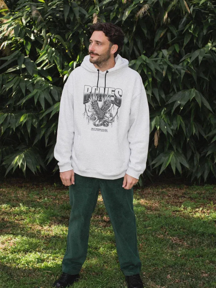 Billy Bones Club Have No Fear Hoodie - Snow Marle