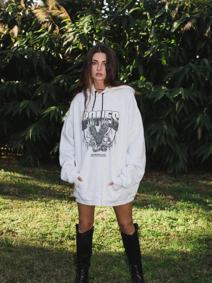 Billy Bones Club Have No Fear Hoodie - Snow Marle