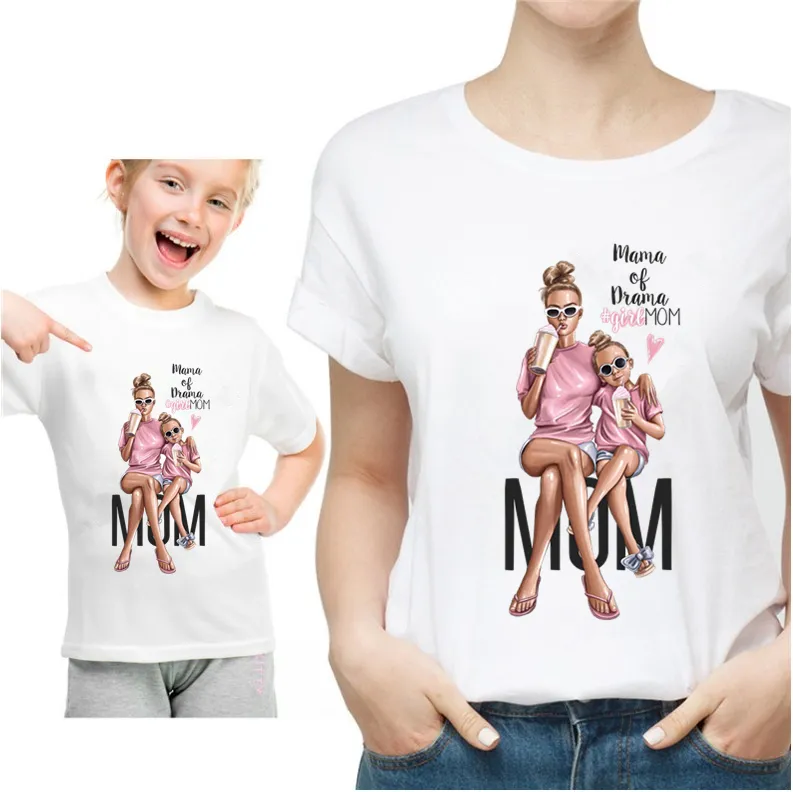 Boys And Girls Baby/Mom Image T-Shirt