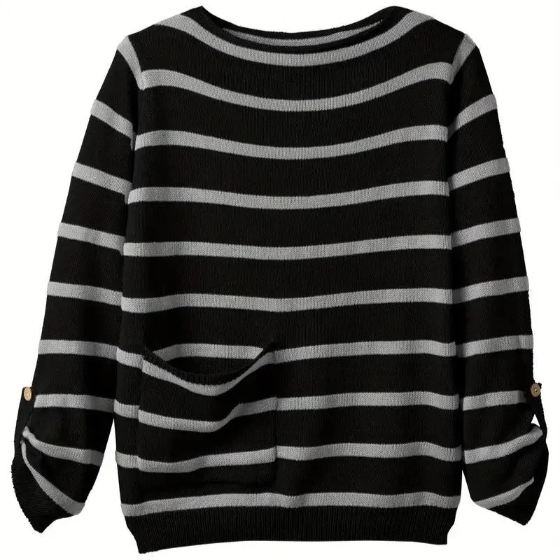 Callie | Chic Stribet Sweater