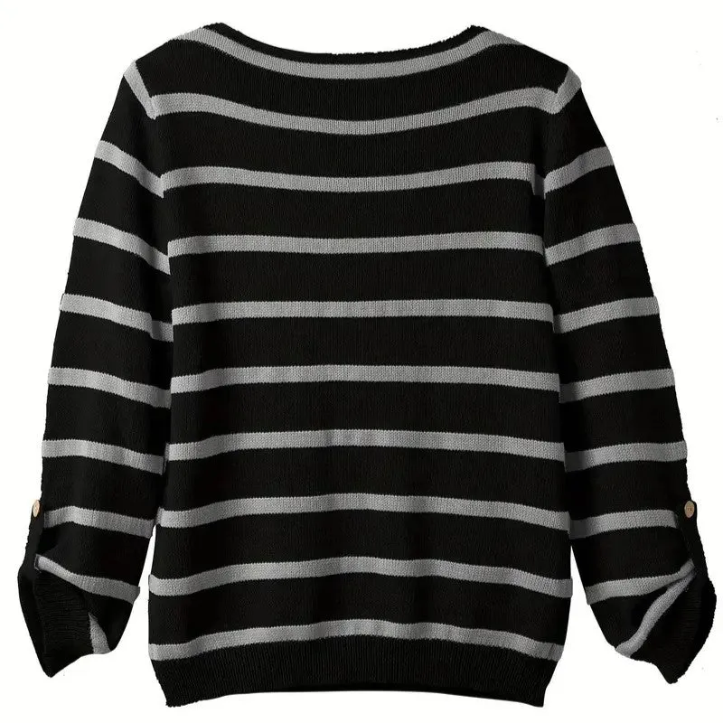 Callie | Chic Stribet Sweater