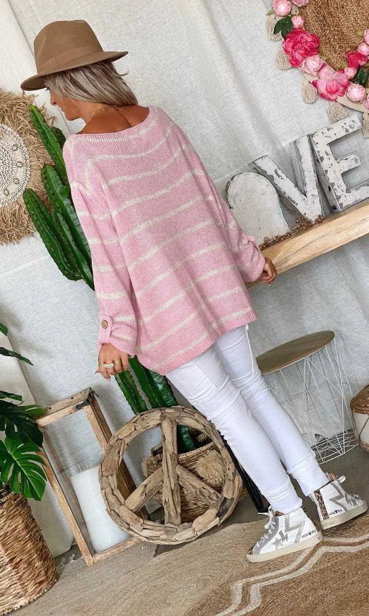Callie | Chic Stribet Sweater