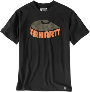 Carhartt Men's Relaxed Fit Heavyweight Short-Sleeve Camo C Graphic T-Shirt