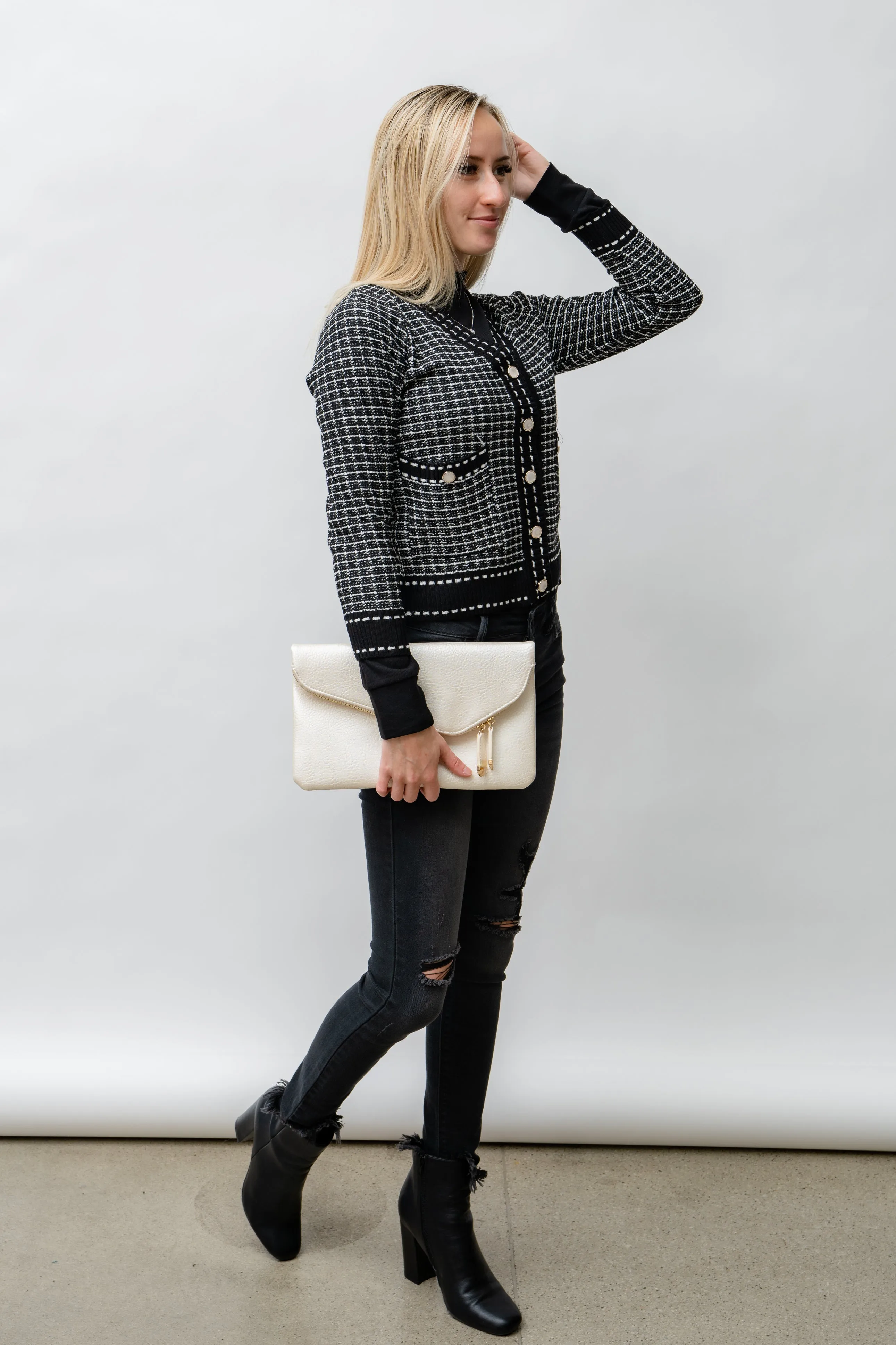 Chanel Tweed Cardigan