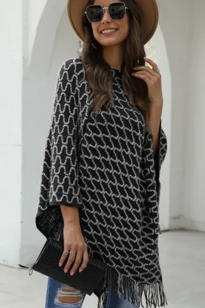 City Chic Poncho - Black City Chic Poncho - Black
