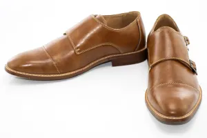 Cognac Double Monk Strap Dress Shoe Cognac Double Monk Strap Dress Shoe