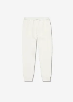 Cuffed Neoprene Sweatpants Ivory