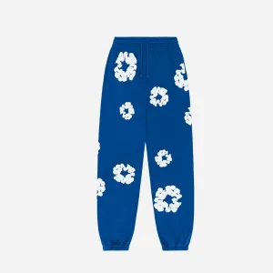 DENIM TEARS THE COTTON WREATH SWEATPANTS ROYAL BLUE