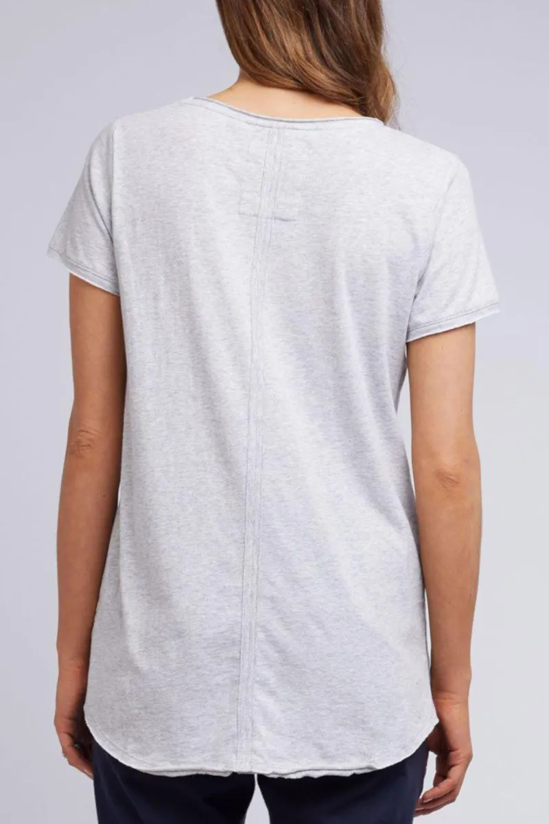 Elm - Fundamental Vee Tee Grey