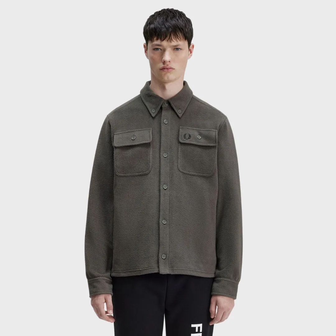 Fleece Overshirt (Field Green)