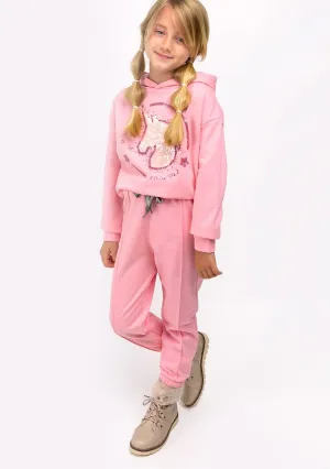 Girl's Pink Joggers