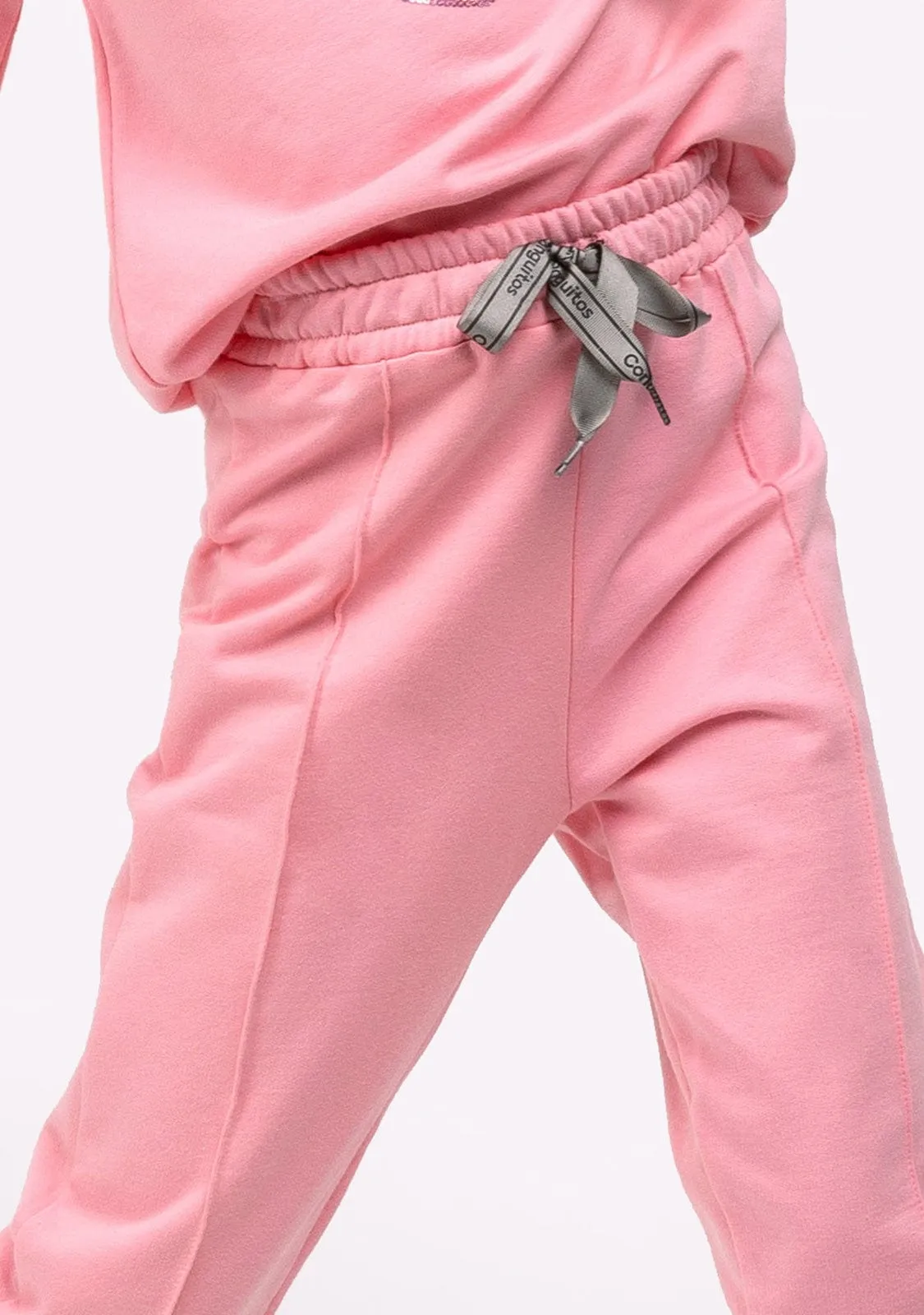 Girl's Pink Joggers