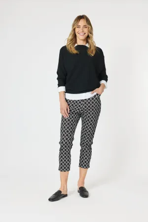Gordon Smith Clover Pant - Black/Ivory