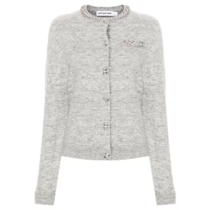 Grey Melange Cardigan