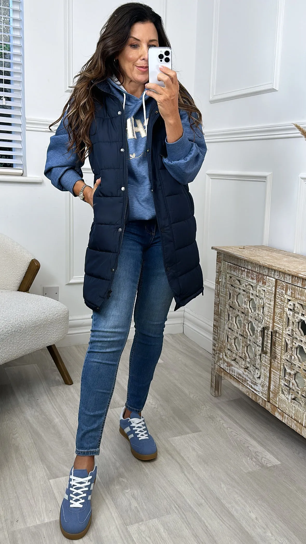 Karen Denim CHIC LOVE Hoodie