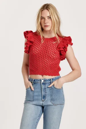 MARINA TOP RUBY PINK MESHG