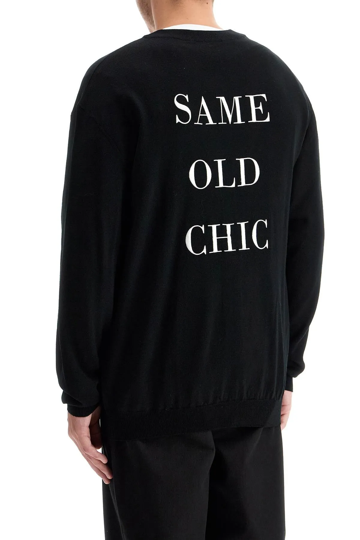"classic chic cardigan with J0913 5200 BLACK  555