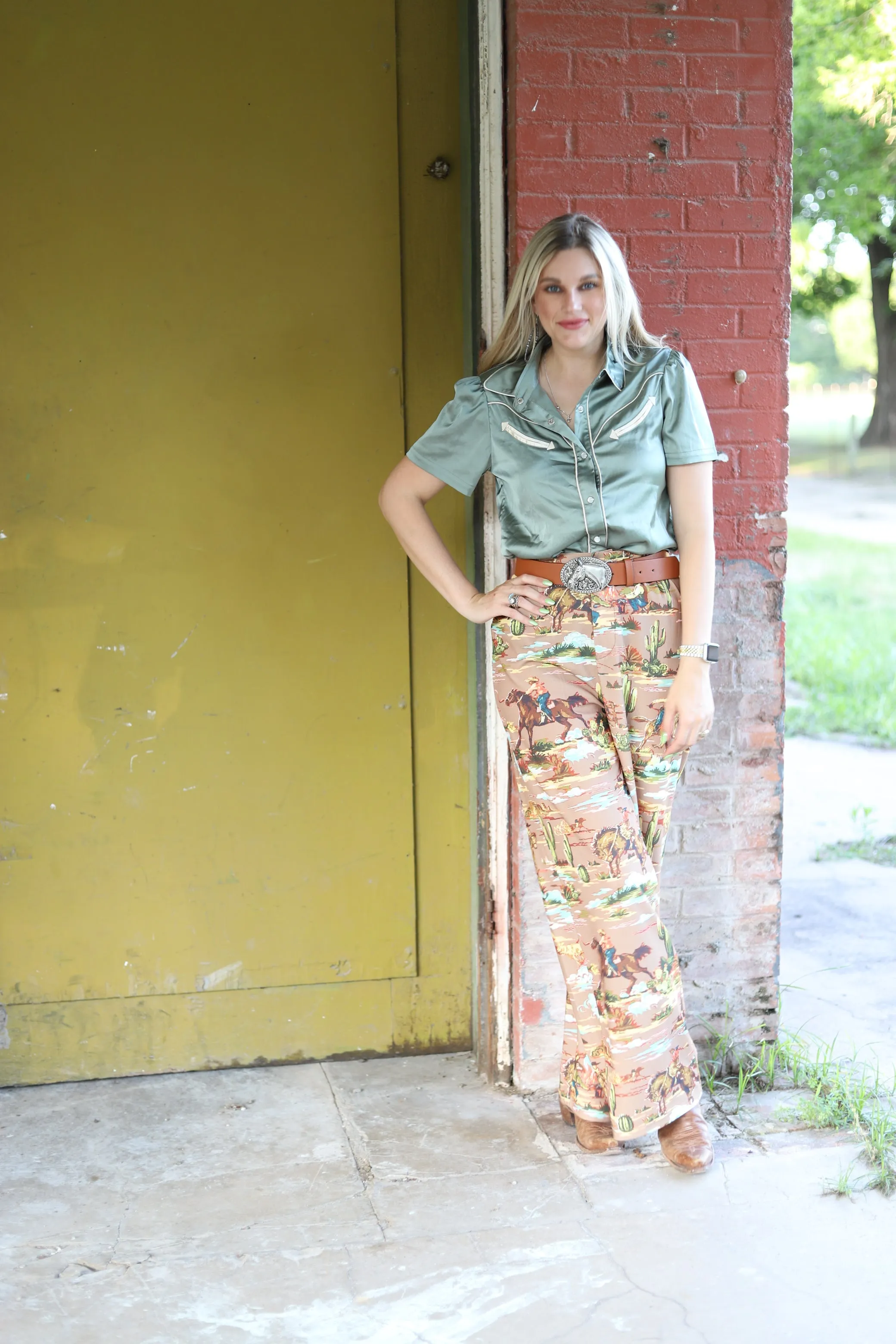 RTS TH221 TAUPE COWBOY TROUSER PANT CURVY (2)