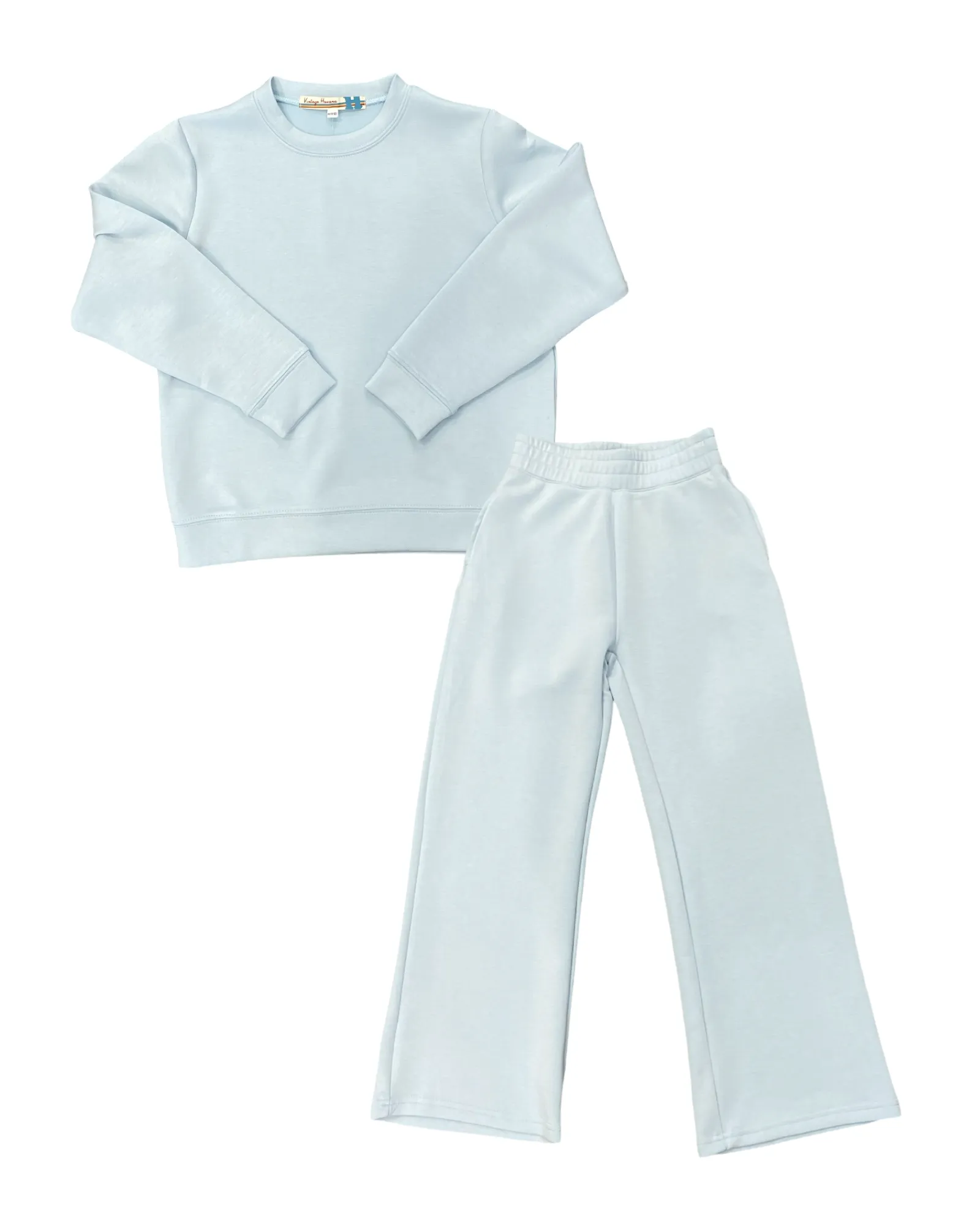 Sailboat Blue Cloud Soft Flare Sweatpants