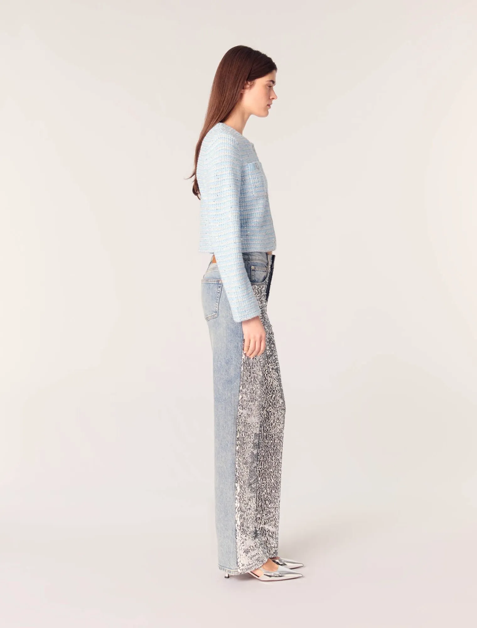Sequinned cardigan
