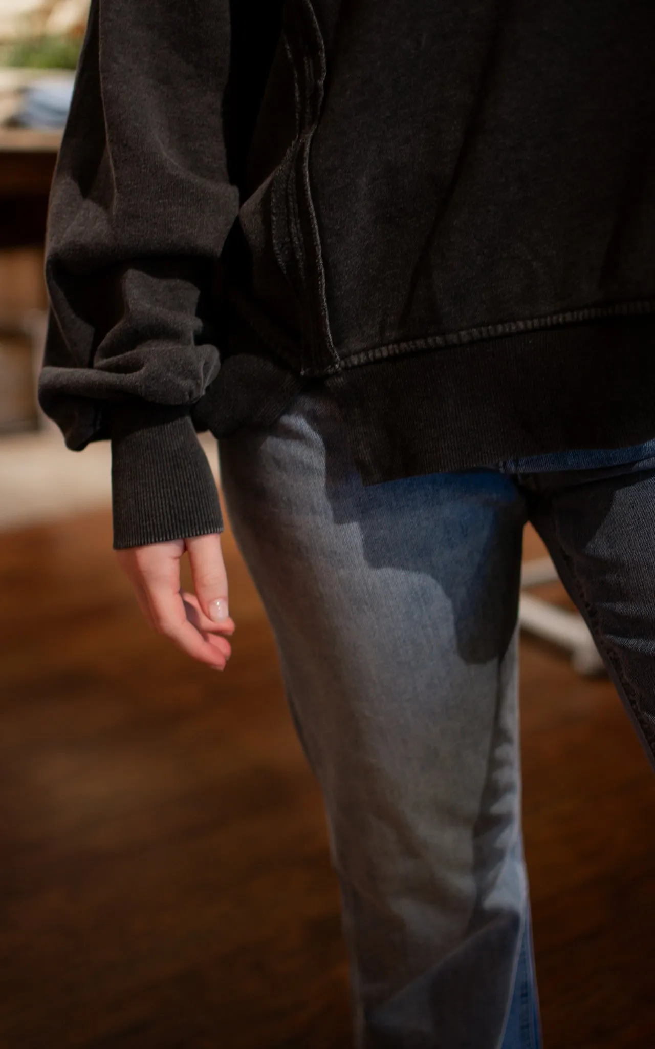 Silent Night Athleisure Sweatshirt