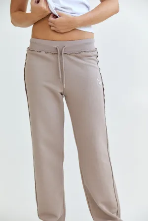 Straight Leg Sweatpants - mocca Straight Leg Sweatpants - mocca