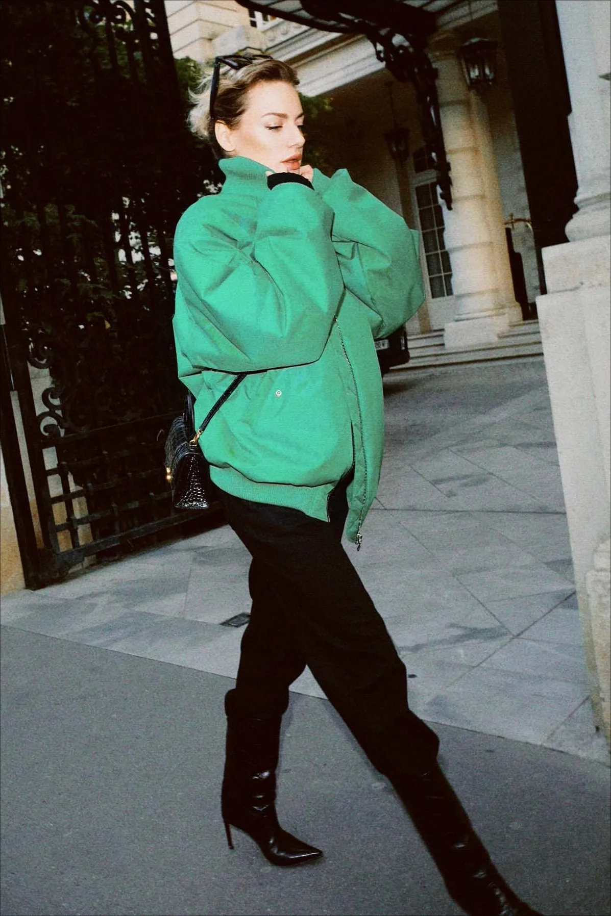 Trendy Urban Oversized Bomber Jacket