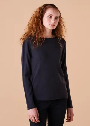 UIMI Phoebe Merino Top - Blackcurrant