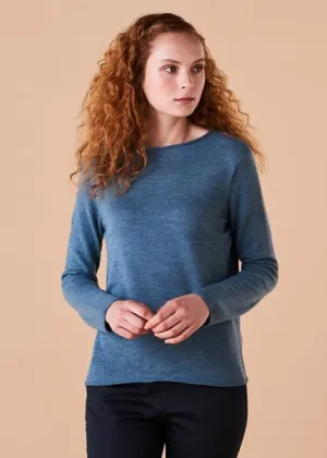 UIMI Phoebe Merino Top - Duck Egg Blue
