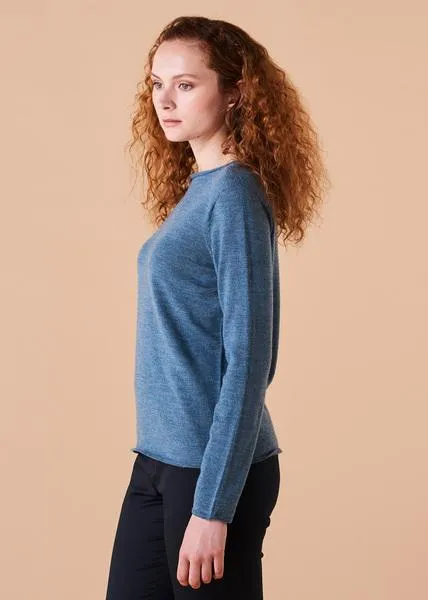 UIMI Phoebe Merino Top - Duck Egg Blue