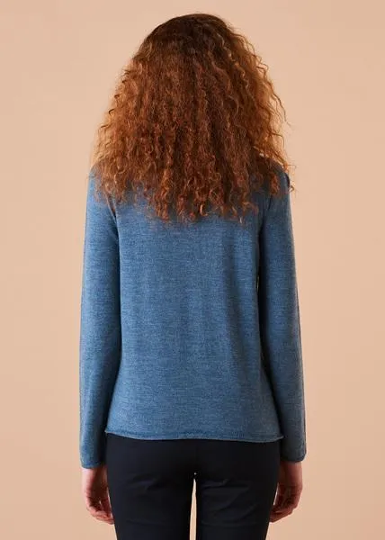 UIMI Phoebe Merino Top - Duck Egg Blue