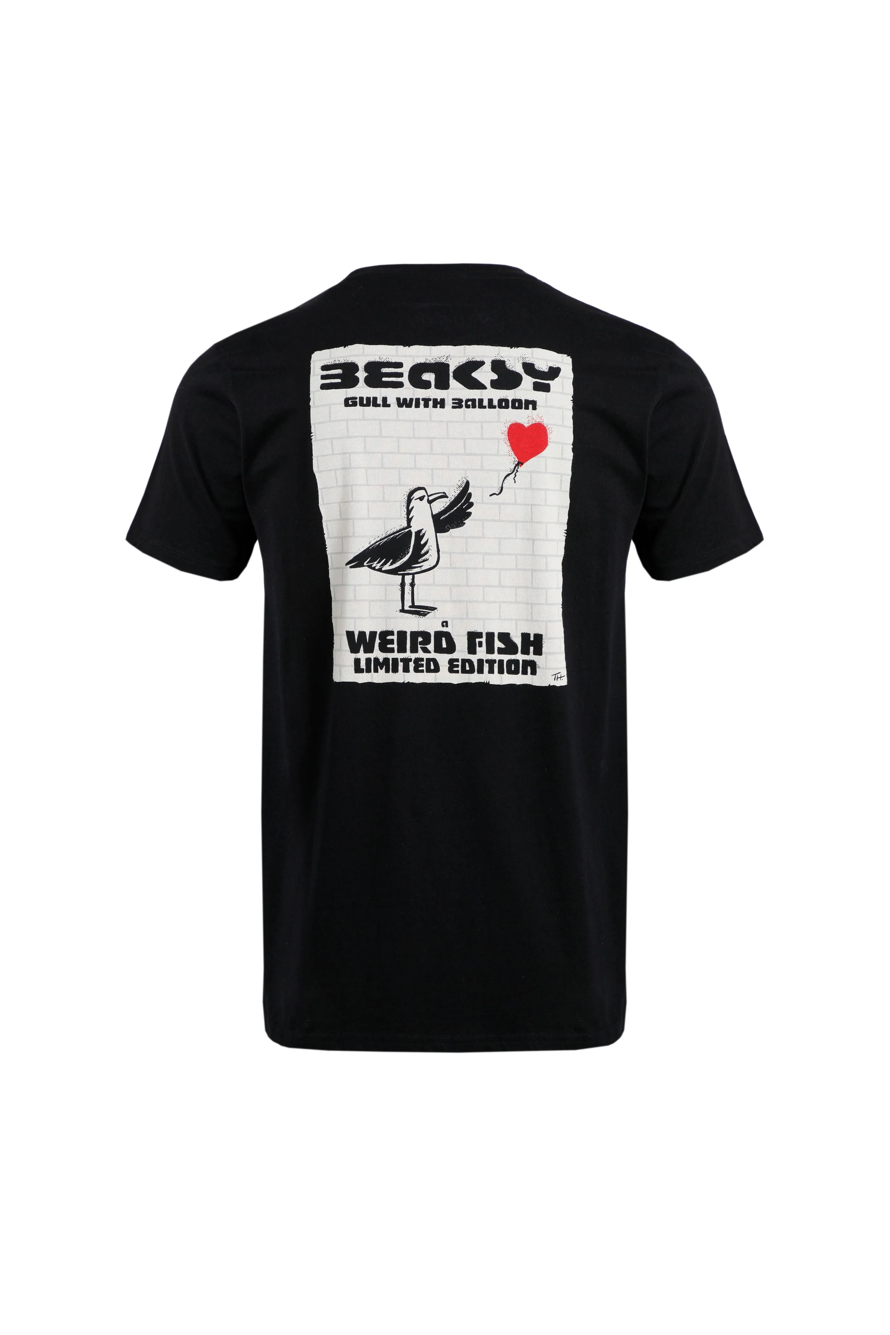 Weird Fish Beaksy Artist T-Shirt-Black