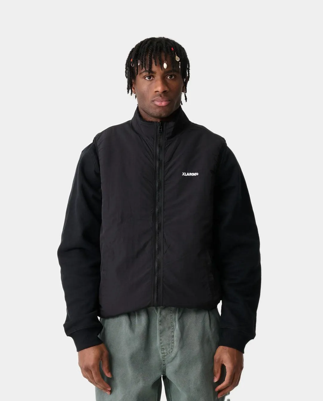 XLarge - Reversible Sherpa Vest - Black