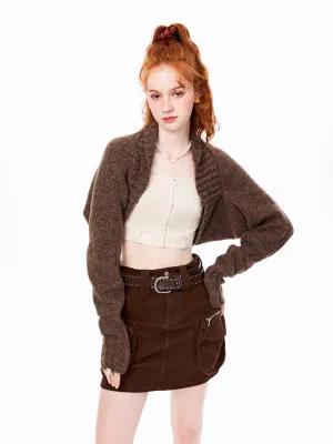Y2k Women's cardigan knitted Cardigan top female